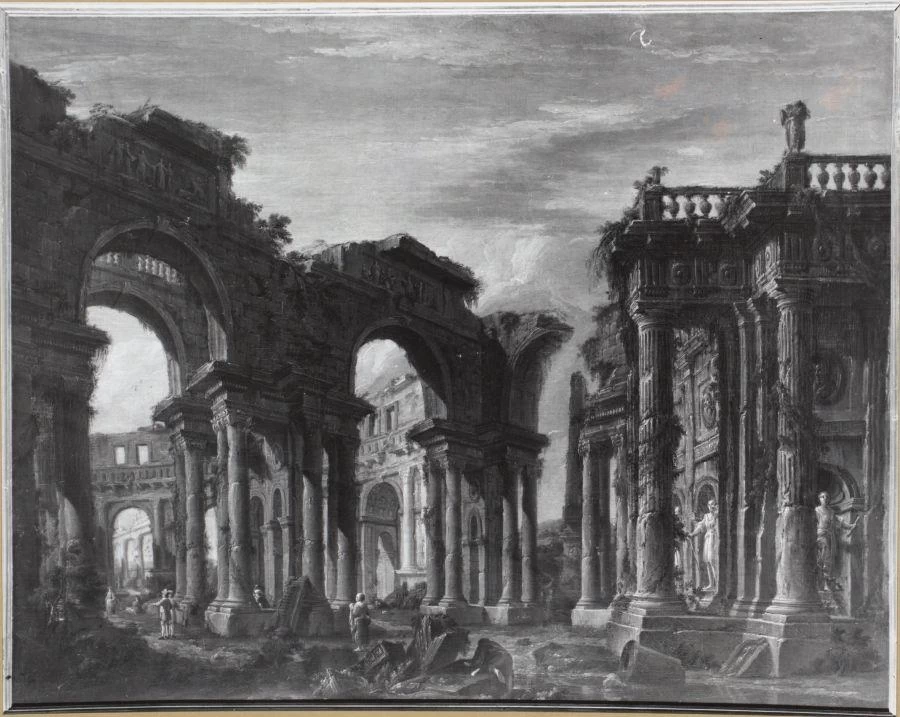 Francesco - Paesaggio con rovine, Venezia, Palazzo Labia